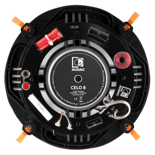 Audac CELO8I/W Встраиваемая АС, 80 Вт.- 8 Ом, 8"