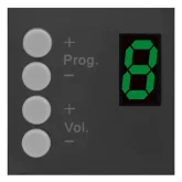 Audac MWX45/B Настенная панель управления для матричных систем MTX