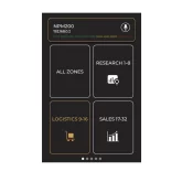 Audac NPM200 Пейджинговая консоль с сенсорным экраном, Dante/AES67, питание POE