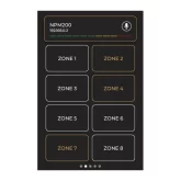 Audac NPM200 Пейджинговая консоль с сенсорным экраном, Dante/AES67, питание POE