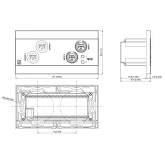Audac NWP222/W Настенная панель, Bluetooth, Dante/AES67