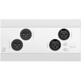 Audac NWP222/W Настенная панель, Bluetooth, Dante/AES67