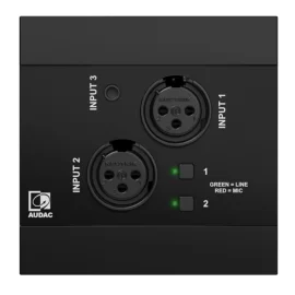 Audac NWP320/B Настенная панель, Bluetooth, Dante/AES67