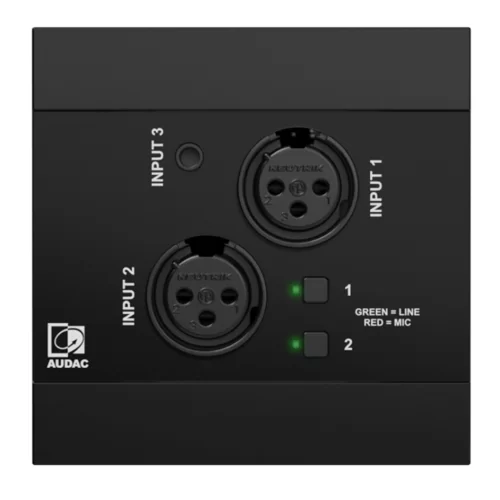 Audac NWP320/B Настенная панель, Bluetooth, Dante/AES67