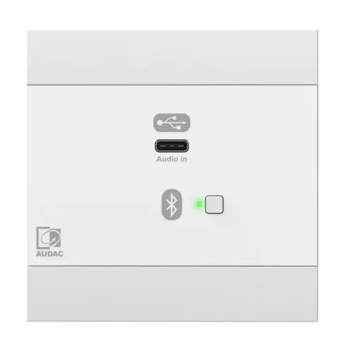 Audac NWP400/W Настенная панель, Bluetooth, Dante/AES67