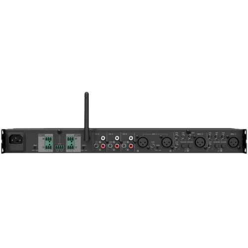 Audac PRE126 6-канальный рэковый микшер, 2 зоны, Bluetooth