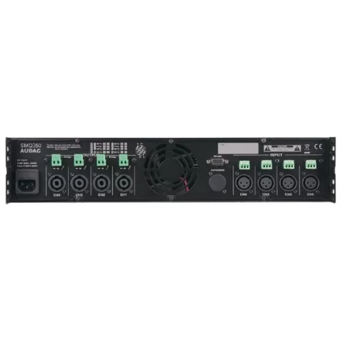Audac SMQ350 Усилитель мощности, 4х350 Вт.
