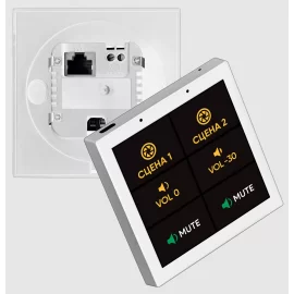 Audac TS-04/W Встраиваемая сенсорная панель управления Audac Touch