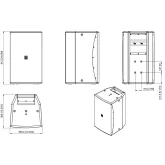 Audac VEXO112A/W Активная АС, 600 Вт., 12"