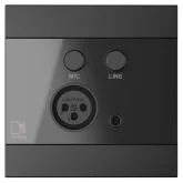 Audac WP210/B Настенная панель подключения