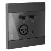 Audac WP210/B Настенная панель подключения