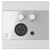 Audac WP210/W Настенная панель подключения