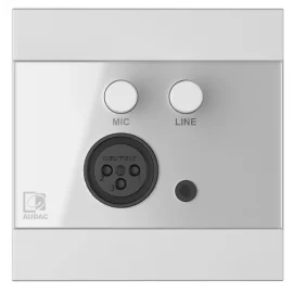Audac WP210/W Настенная панель подключения
