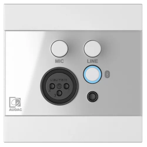 Audac WP225/W Настенная панель подключения Bluetooth