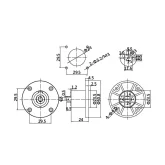 AuraSonics SC4FR Панельный разъем спикон 4-контактный