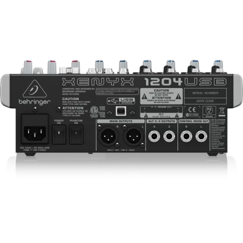 Behringer 1204USB 8-канальный аналоговый микшер