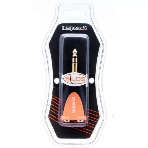 Bespeco SLAD230 Переходник 1/4" Jack TRS Male, 2 разъема 1/8" Jack TRS Female