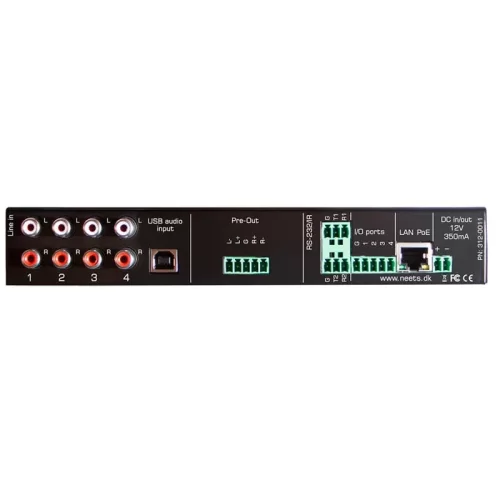 Biamp PM4100 4-канальный микшер-предусилитель