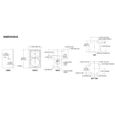 Biamp V2-1296B Пассивная АС, 200 Вт., 12"