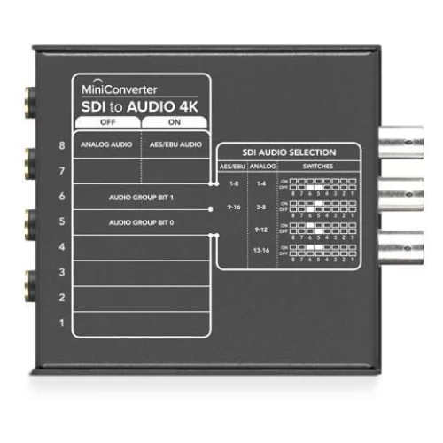 Blackmagic Mini Converter - SDI to Audio 4K Конвертер