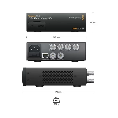 Blackmagic Teranex Mini - Quad SDI to 12G-SDI Конвертер с интерфейсом