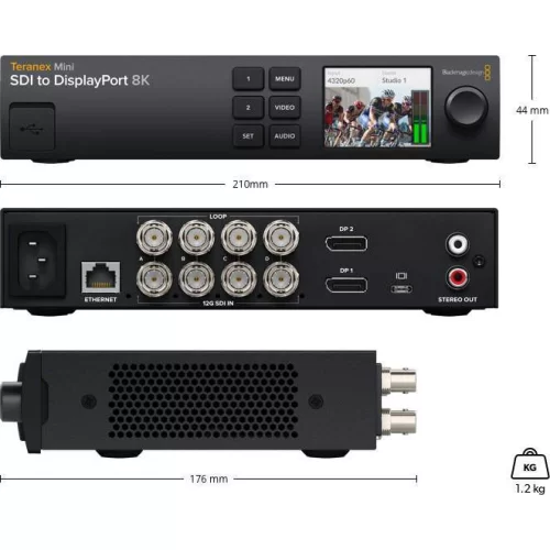 Blackmagic Teranex Mini SDI to DisplayPort 8K HD Видеоконвертер