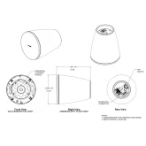 Bose DesignMax DM5P Black Подвесная АС, 6/12/25/50 Вт., 70/100 В, 5,25", пара