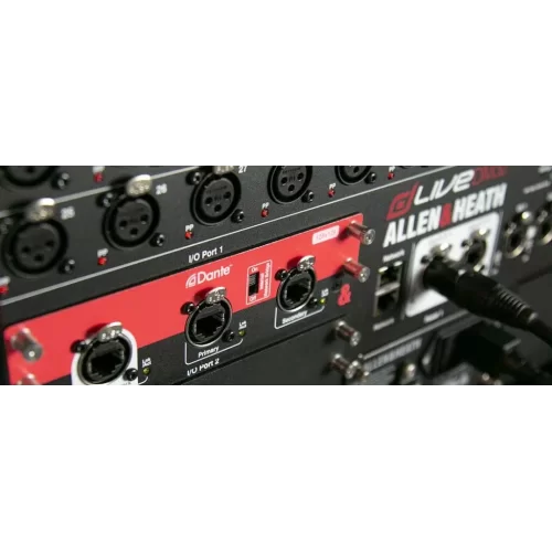 Allen & Heath DLIVE-M-DL-DANT128-A (M-DL-DANT128-AX) Карта Dante для систем dLive, 128x128
