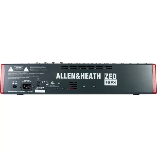 Allen & Heath ZED-16FX  (ZED16FX) 16-канальный аналоговый микшер, FX