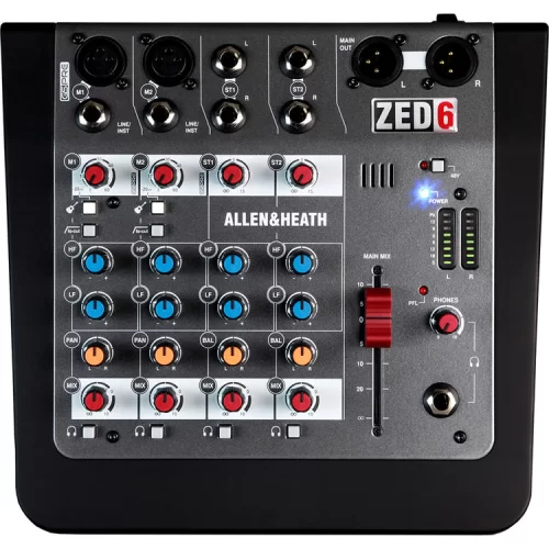 Allen & Heath ZED-6 (ZED6) 6-канальный аналоговый микшер