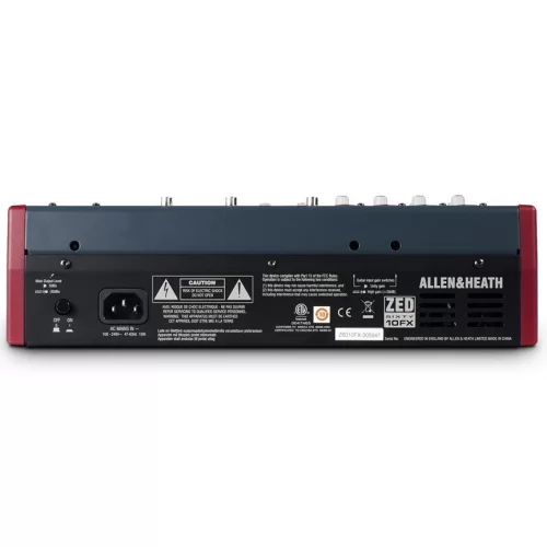 Allen & Heath ZED60-10FX 10-канальный аналоговый микшер, FX