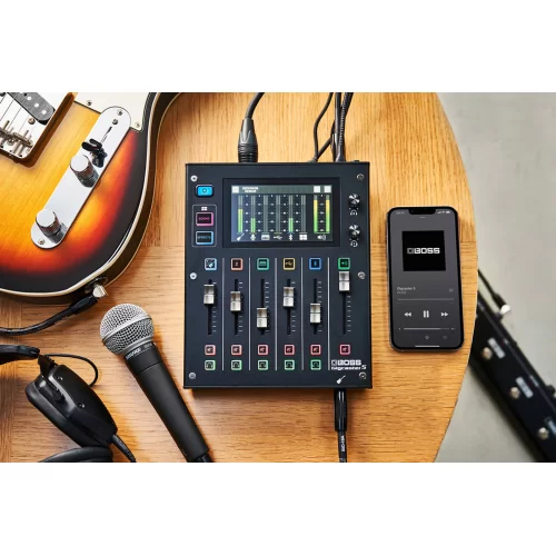 Boss Gigcaster 5 (GCS-5) 5-канальный микшер и аудиоинтерфейс