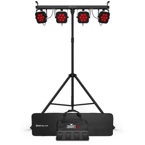 Chauvet-DJ 4BAR HEX ILS Комплект светодиодных прожекторов, 4 прожектора H7 (7x5,1W RGBAW+UV)