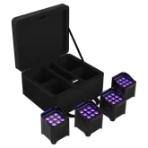 Chauvet-DJ Freedom Par H9 IP X4 Комплект из 4 светодиодных аккумуляторных прожекторов в кейсе, IP 65