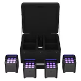 Chauvet-DJ Freedom Par H9 IP X4 Комплект из 4 светодиодных аккумуляторных прожекторов в кейсе, IP 65