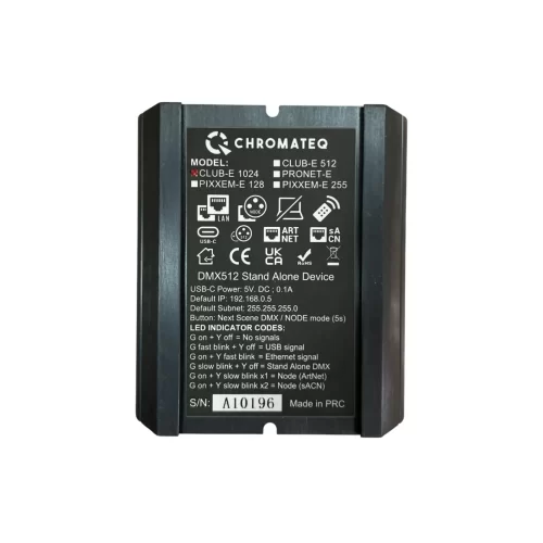 Chromateq CLUB-E 1024 Интерфейс-DMX