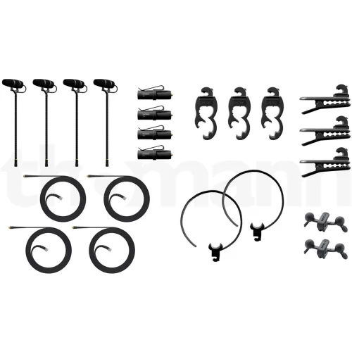 DPA KIT-4099-DP-4R-C Комплект в кейсе из 4 микрофонов CORE 4099 c аксессуарами для рок-инструментов