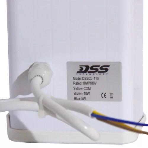 DSSCL-110 Всепогодная колонна, 2х2,5", 10/15 Вт., IP66