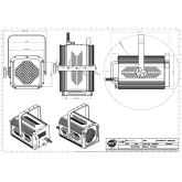DTS Scena S 650/1000 FR  Театральный прожектор, 650/1000 Вт., Zoom