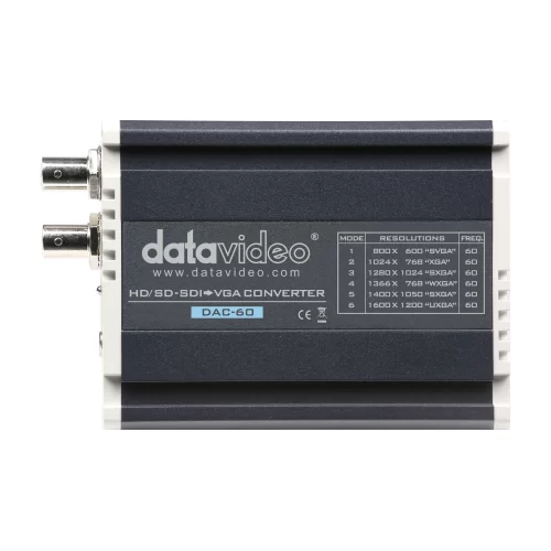 DataVideo DAC-60 Преобразователь HD/SD-SDI в VGA