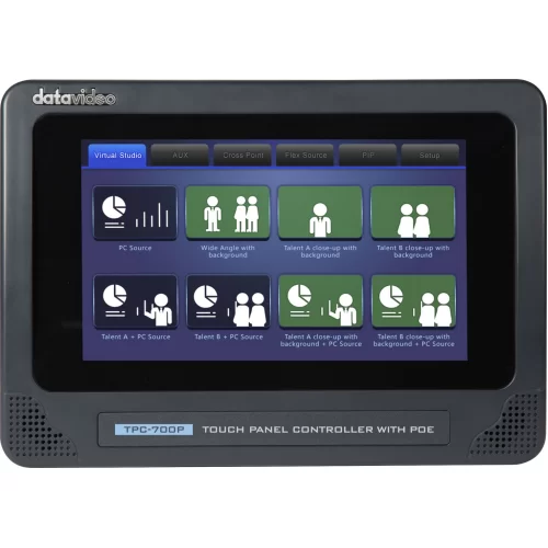 DataVideo TPC-700P Сенсорный контроллер для SE-3200 и VGB-2000, PoE