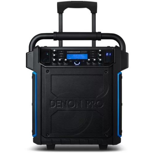 Denon Commander Sport Портативная всепогодная АС, 120 Вт., 8"+3", MP3, Bluetooth, микрофон