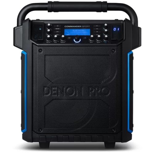 Denon Commander Sport Портативная всепогодная АС, 120 Вт., 8"+3", MP3, Bluetooth, микрофон