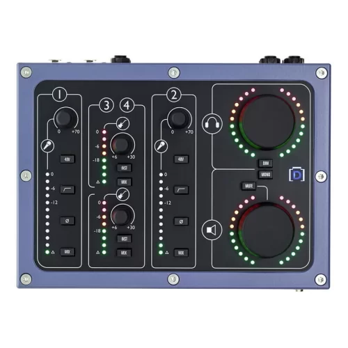 DiGiGrid DiGiGridD (X-DG-D) Аудиоинтерфейс Ethernet, 4x4