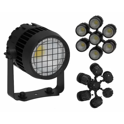 Dialighting P15 Блиндер, 1x150 Вт., RGBLAC, LED-кольцо, IP65
