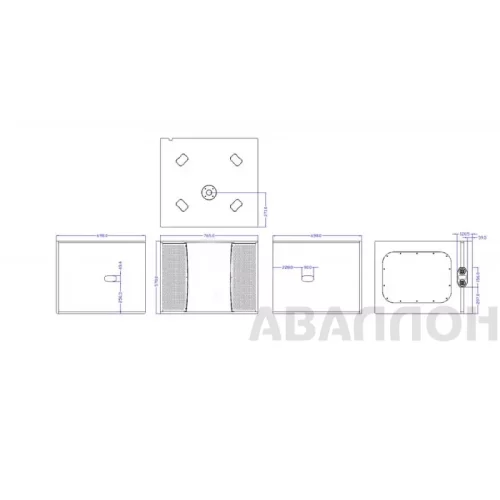 Dreamsound DS-T18SF Пассивный сабвуфер, 800 Вт., 18"