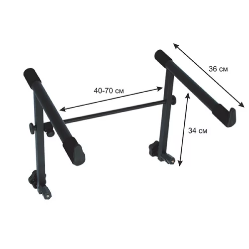 ECO KS025 Black Дополнительный уровень для клавишной стойки