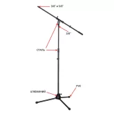 ECO MS084 Black Микрофонная стойка"журавль"
