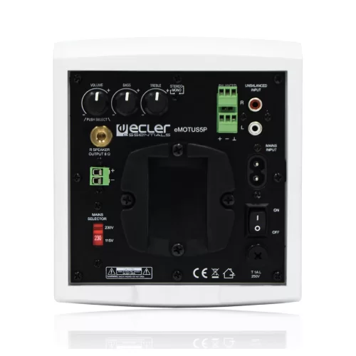 Ecler eMOTUS5PBK Пара настенных АС, 50 Вт., 5", Bluetooth