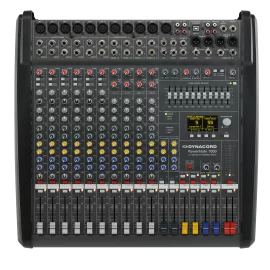 Dynacord Powermate 1000-3 Активный микшерный пульт, 16 каналов, FX, EQ, 2x1250 Вт., 4 Ом.
